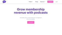Glow.fm Podcast Exclusive Content Membership Platform